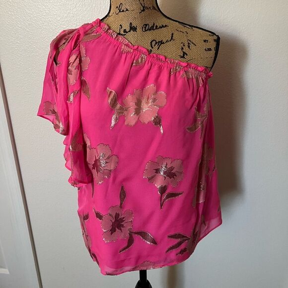 Lilly Pulitzer Saraleigh Blouse Top- Size Medium - Picture 1 of 10
